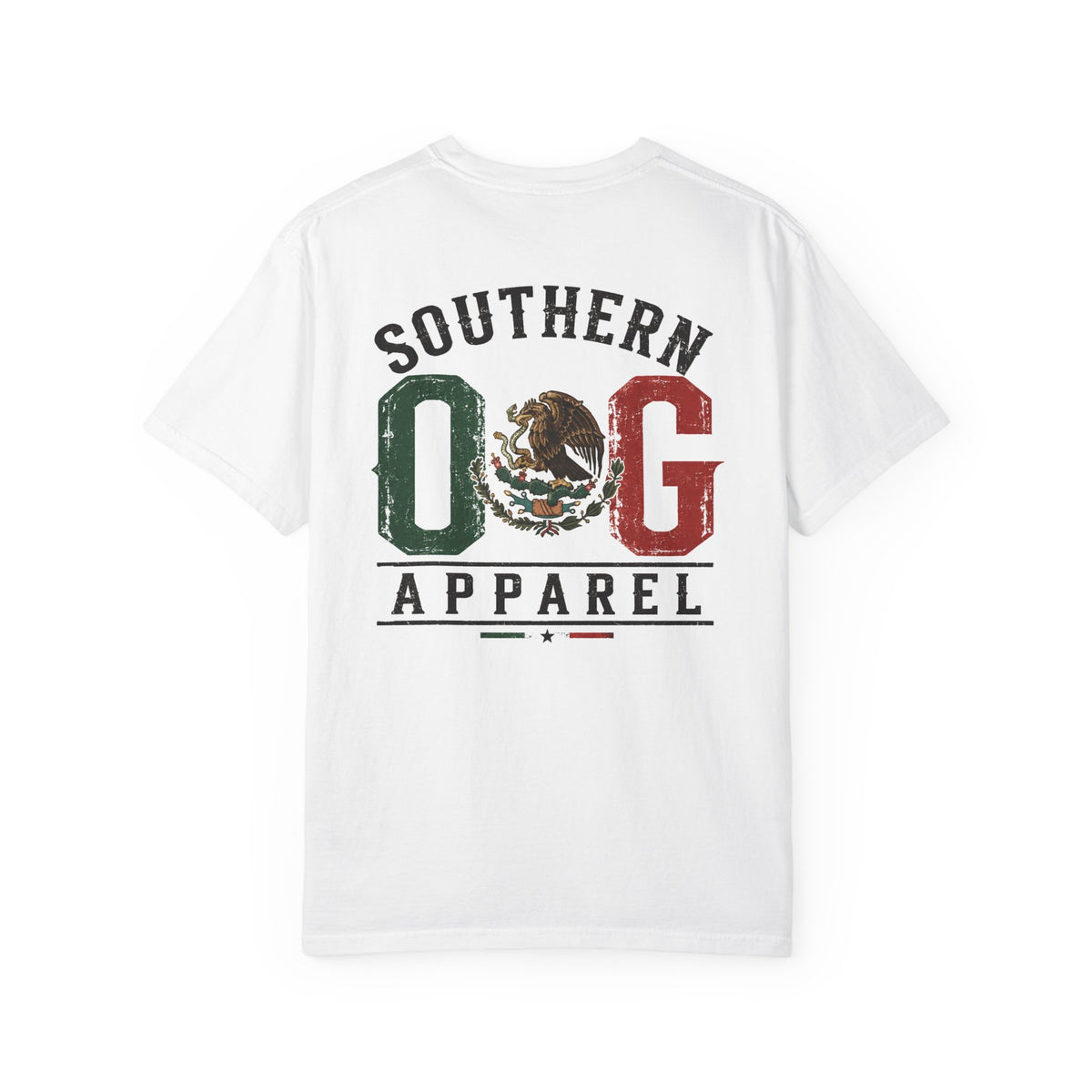 Southern OG T‑Shirt — Vintage Mexican Flag Logo Tee