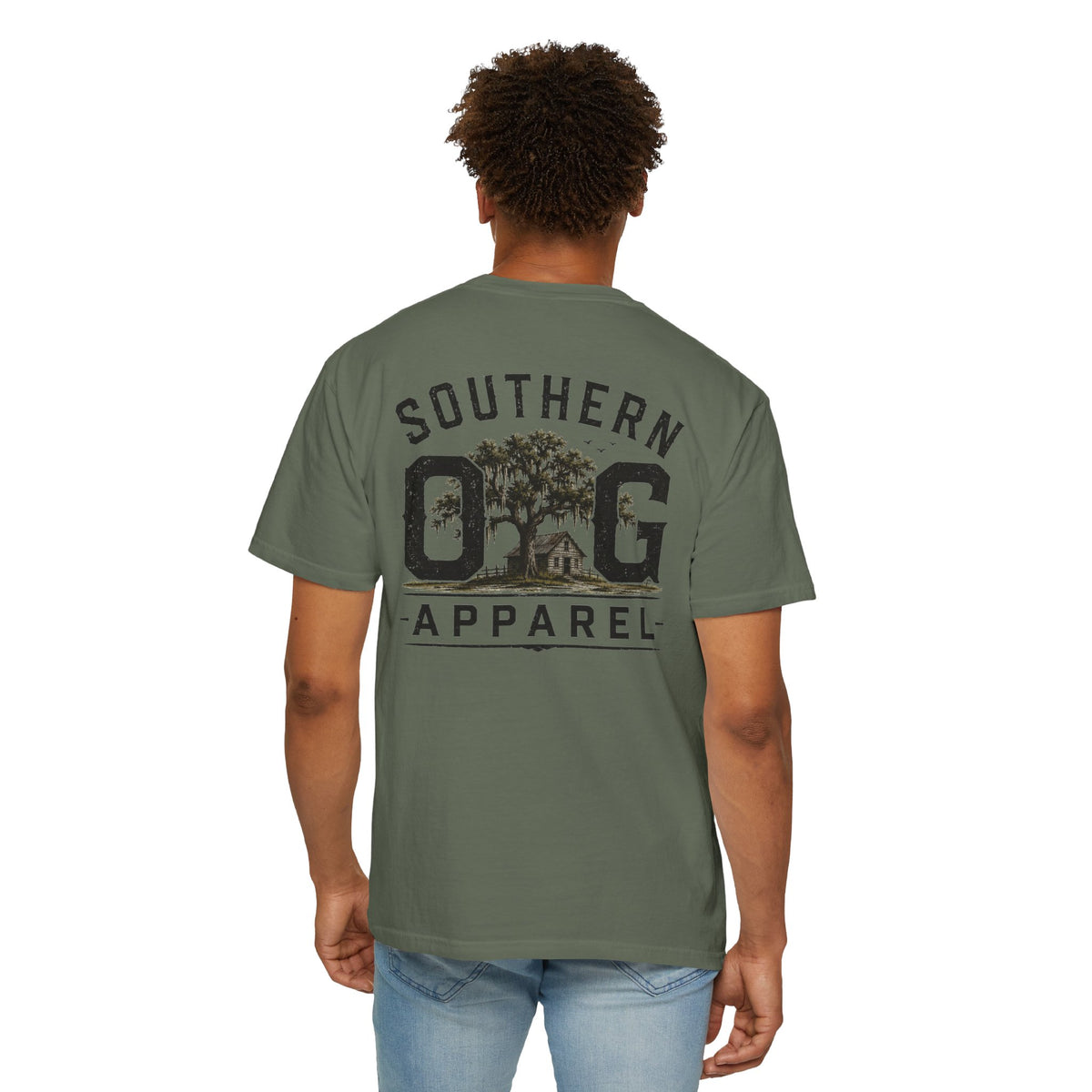 Southern OG Apparel T-Shirt — Vintage Southern Tree & Cabin Tee