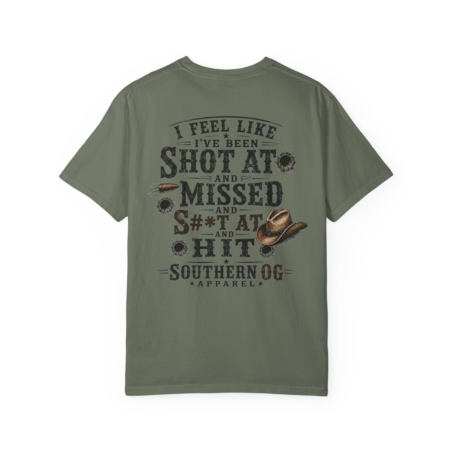 Shot At and Missed Graphic T-Shirt — Southern OG Western Cowboy Tee