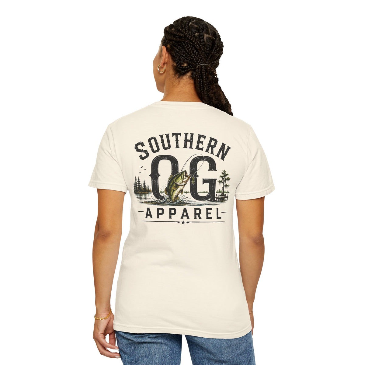 Southern OG Fishing T-Shirt — Bass Graphic Tee
