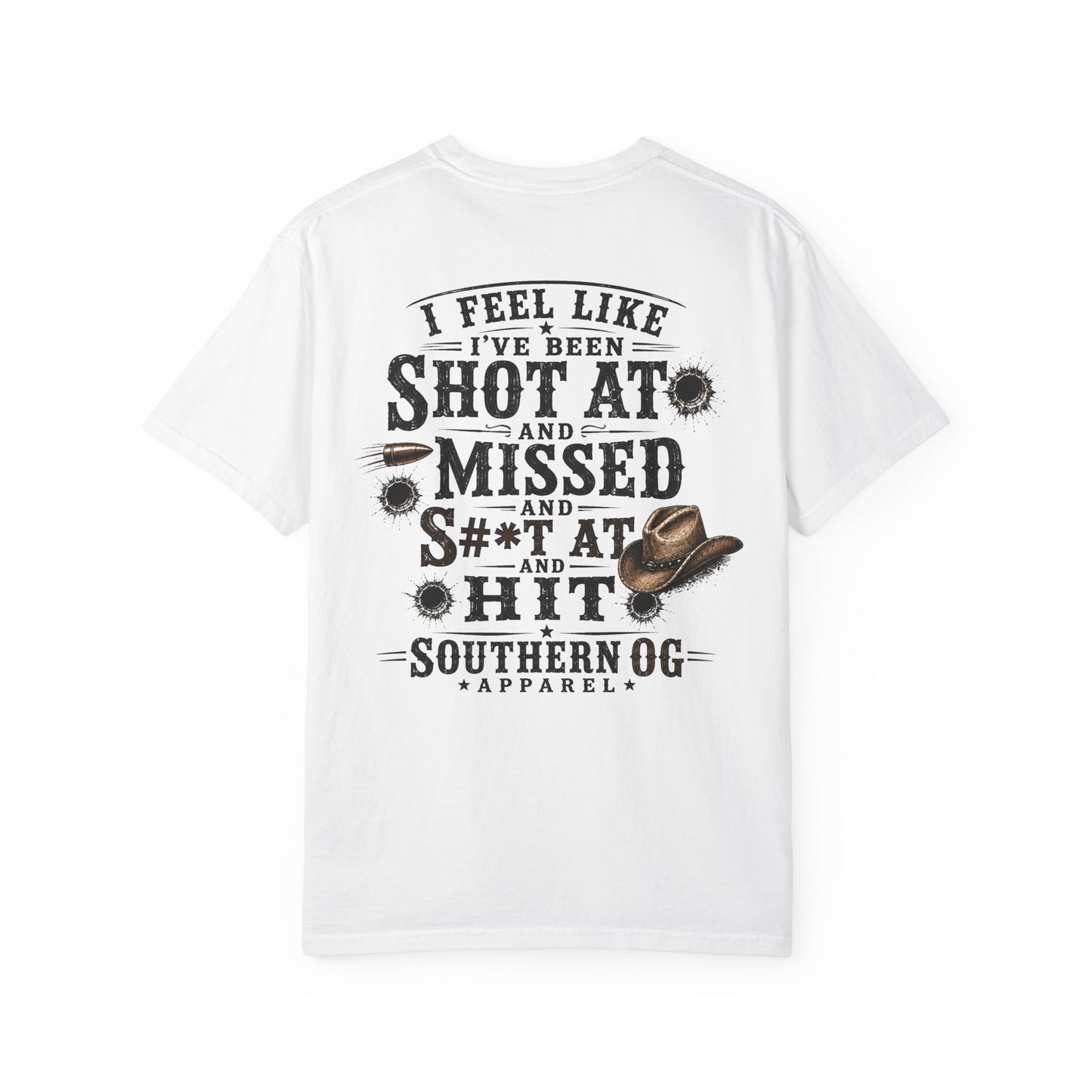 Shot At and Missed Graphic T-Shirt — Southern OG Western Cowboy Tee