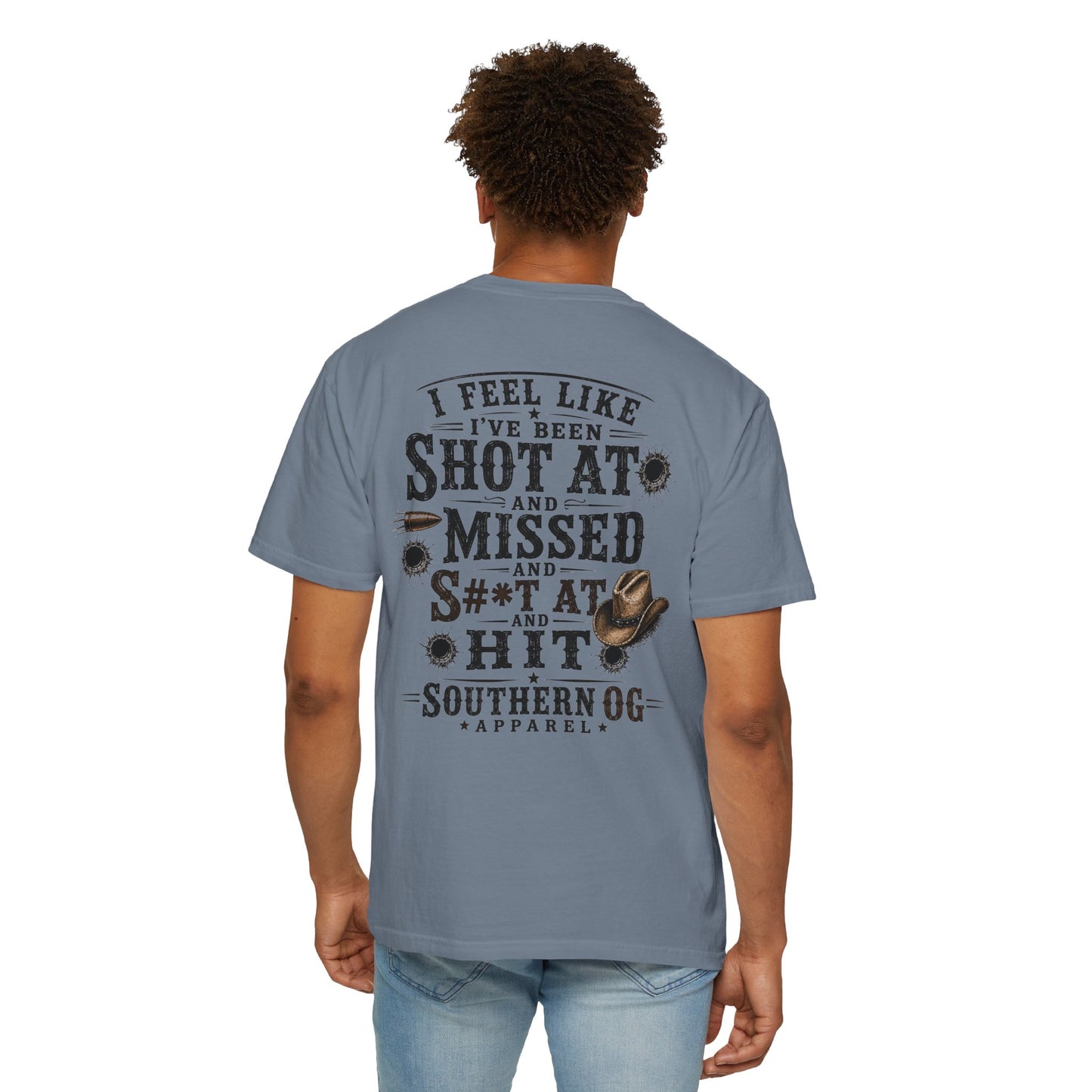 Shot At and Missed Graphic T-Shirt — Southern OG Western Cowboy Tee
