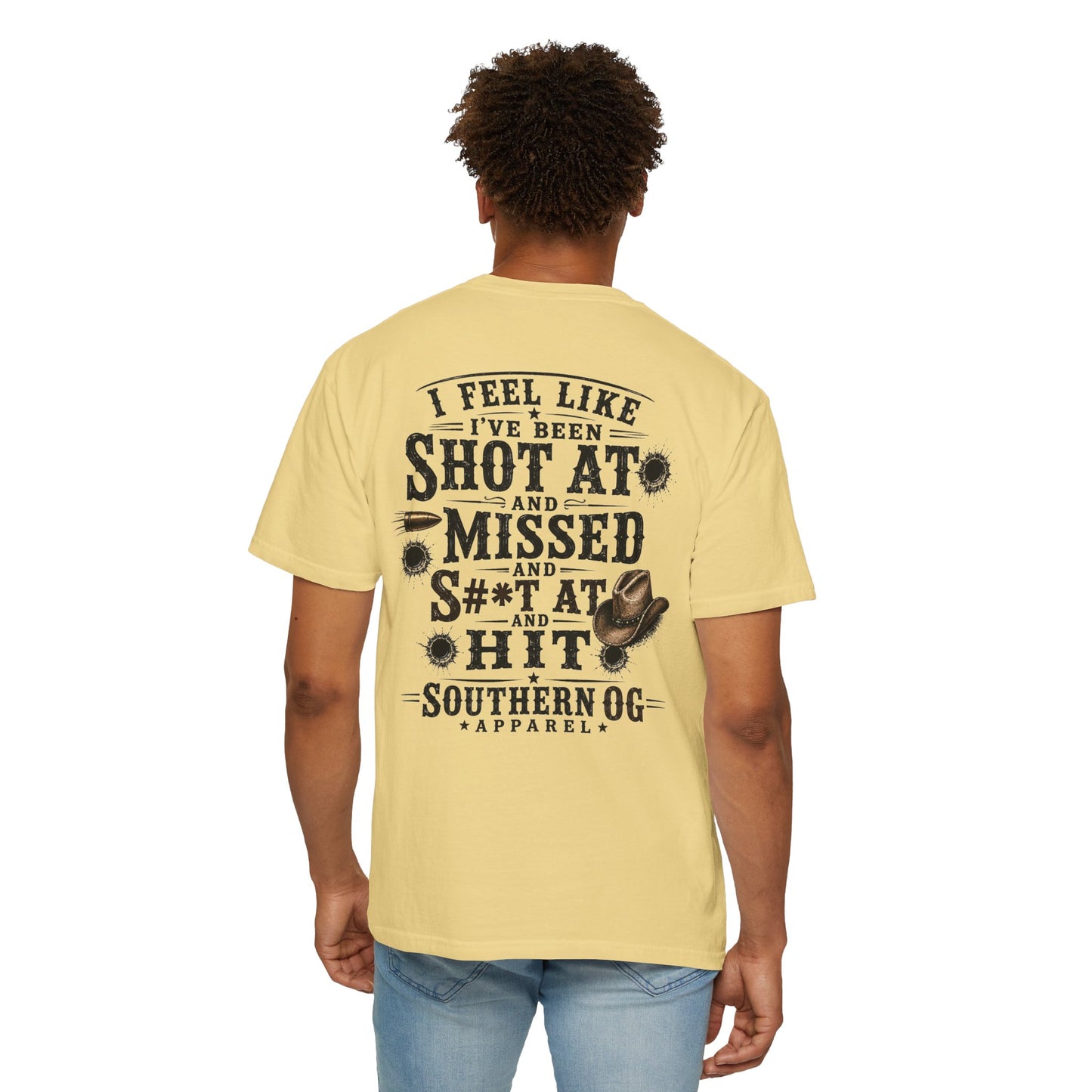 Shot At and Missed Graphic T-Shirt — Southern OG Western Cowboy Tee