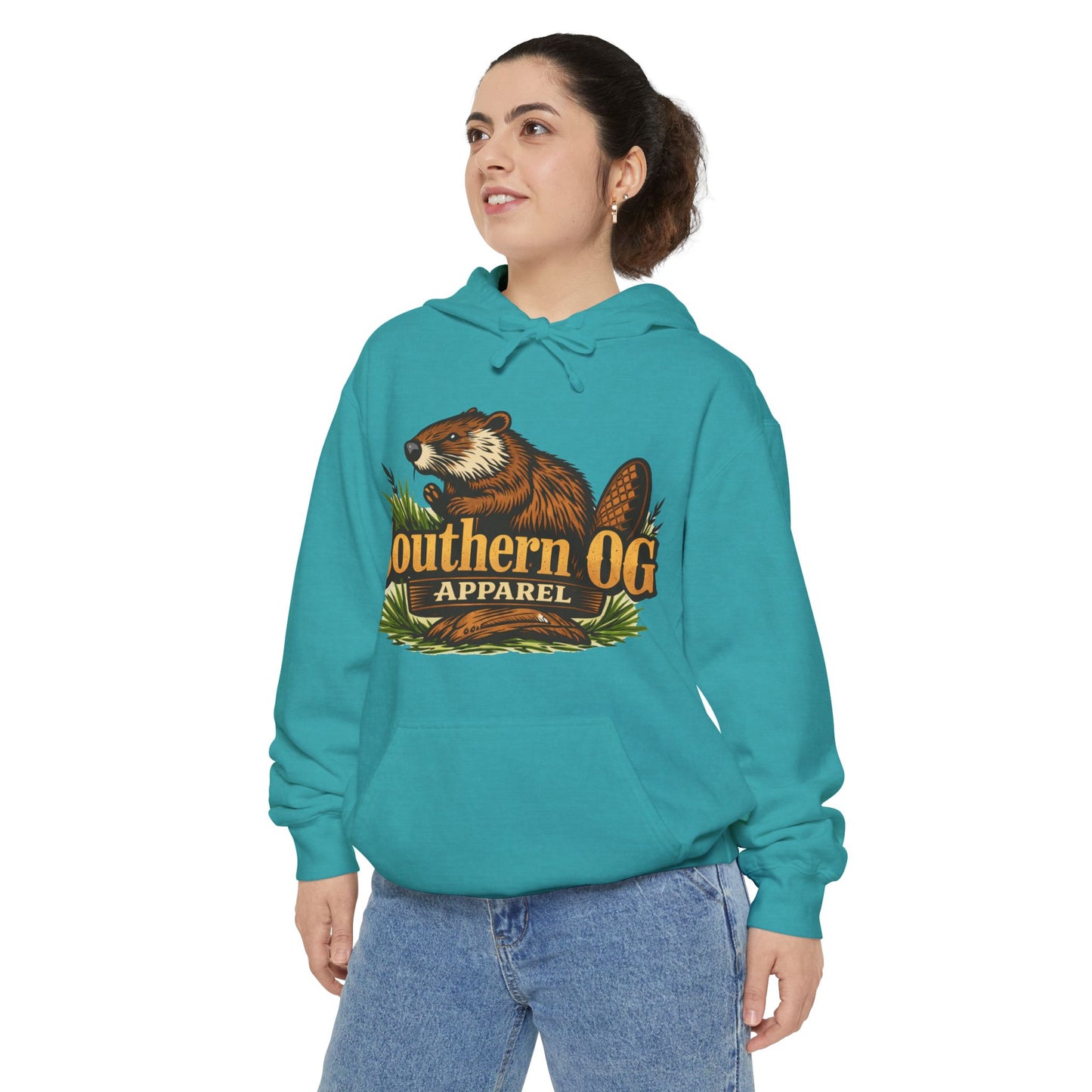 Southern OG Apparel Beaver Hoodie — Vintage Outdoor Logo Sweatshirt