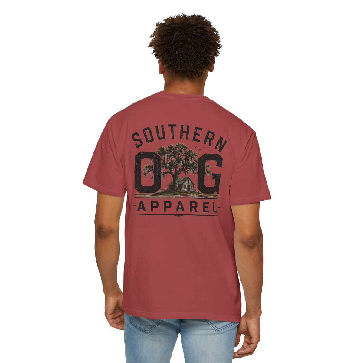 Southern OG Apparel T-Shirt — Vintage Southern Tree & Cabin Tee