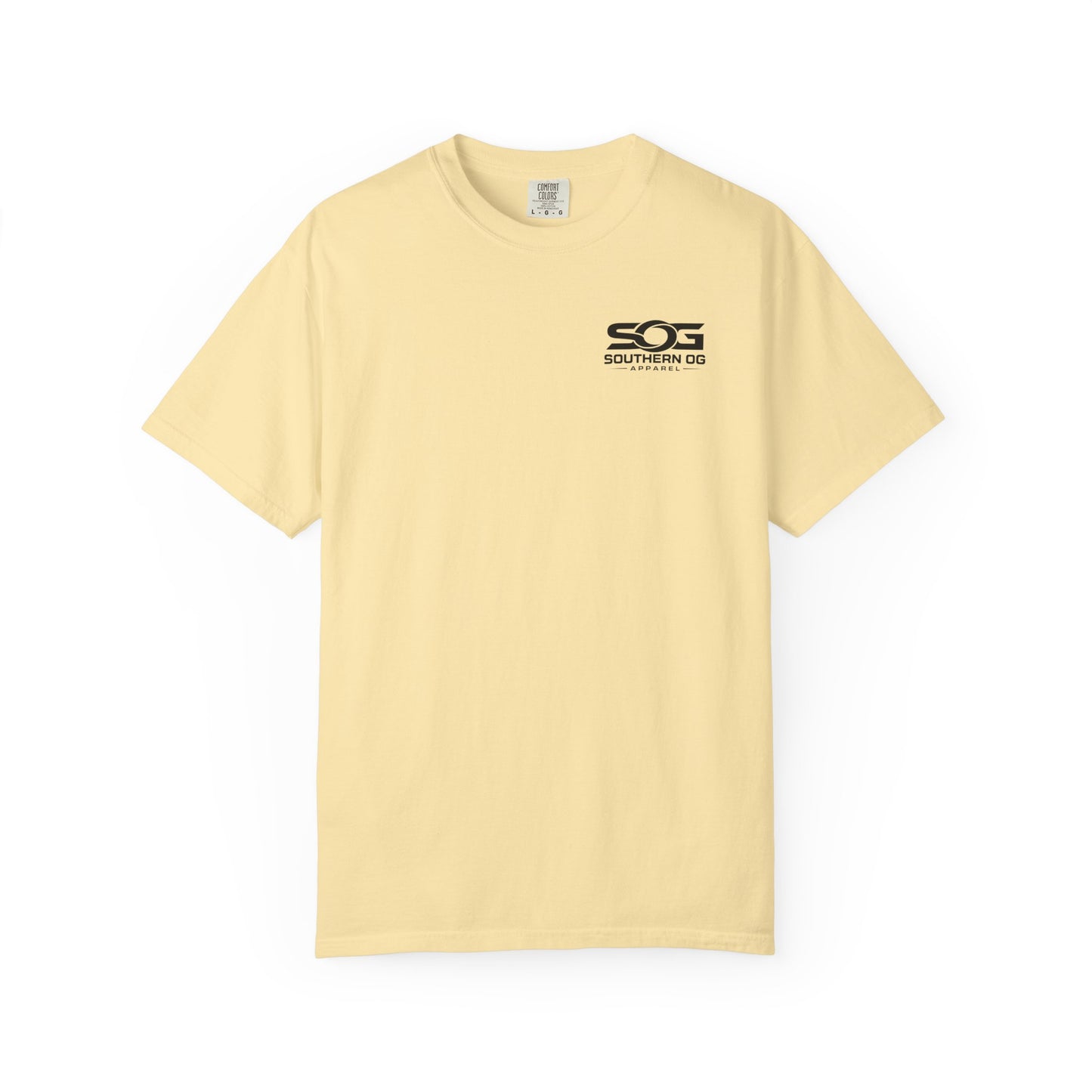 Southern OG Distillery T-Shirt — Moonshine Still Raccoon Graphic