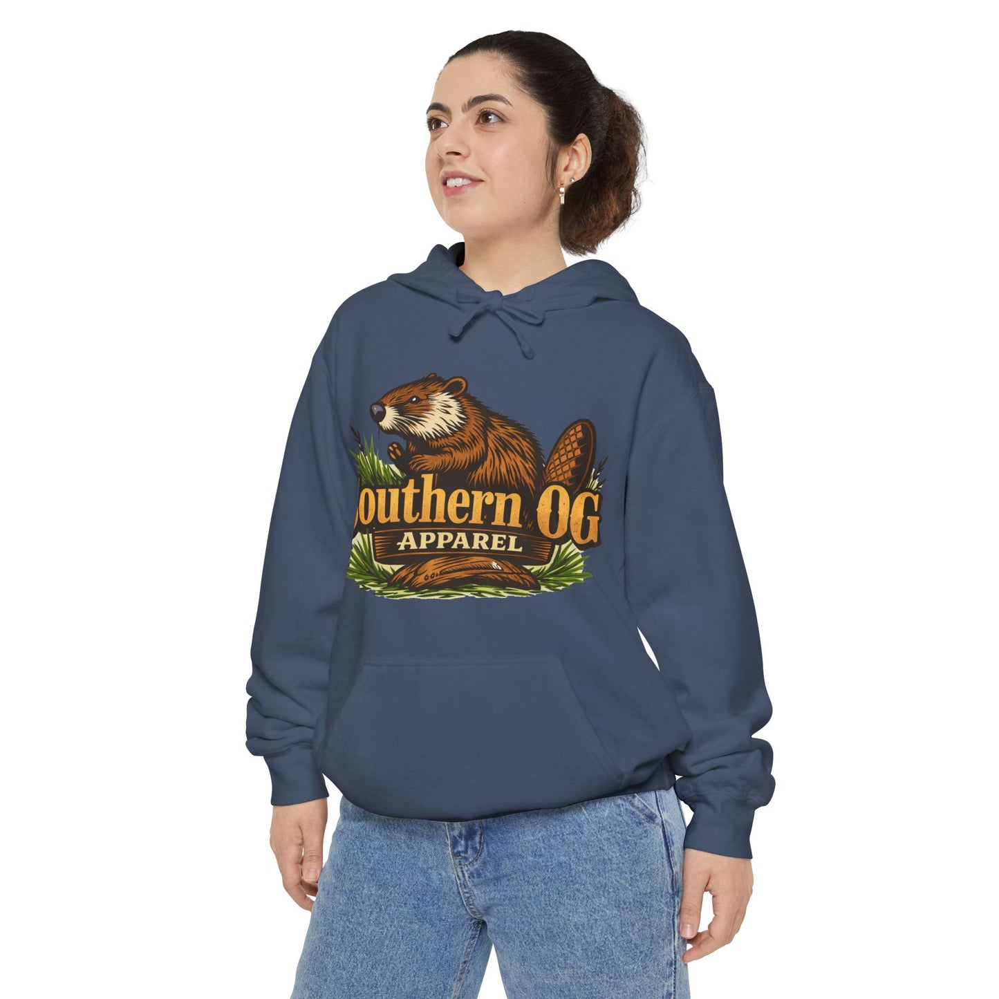 Southern OG Apparel Beaver Hoodie — Vintage Outdoor Logo Sweatshirt