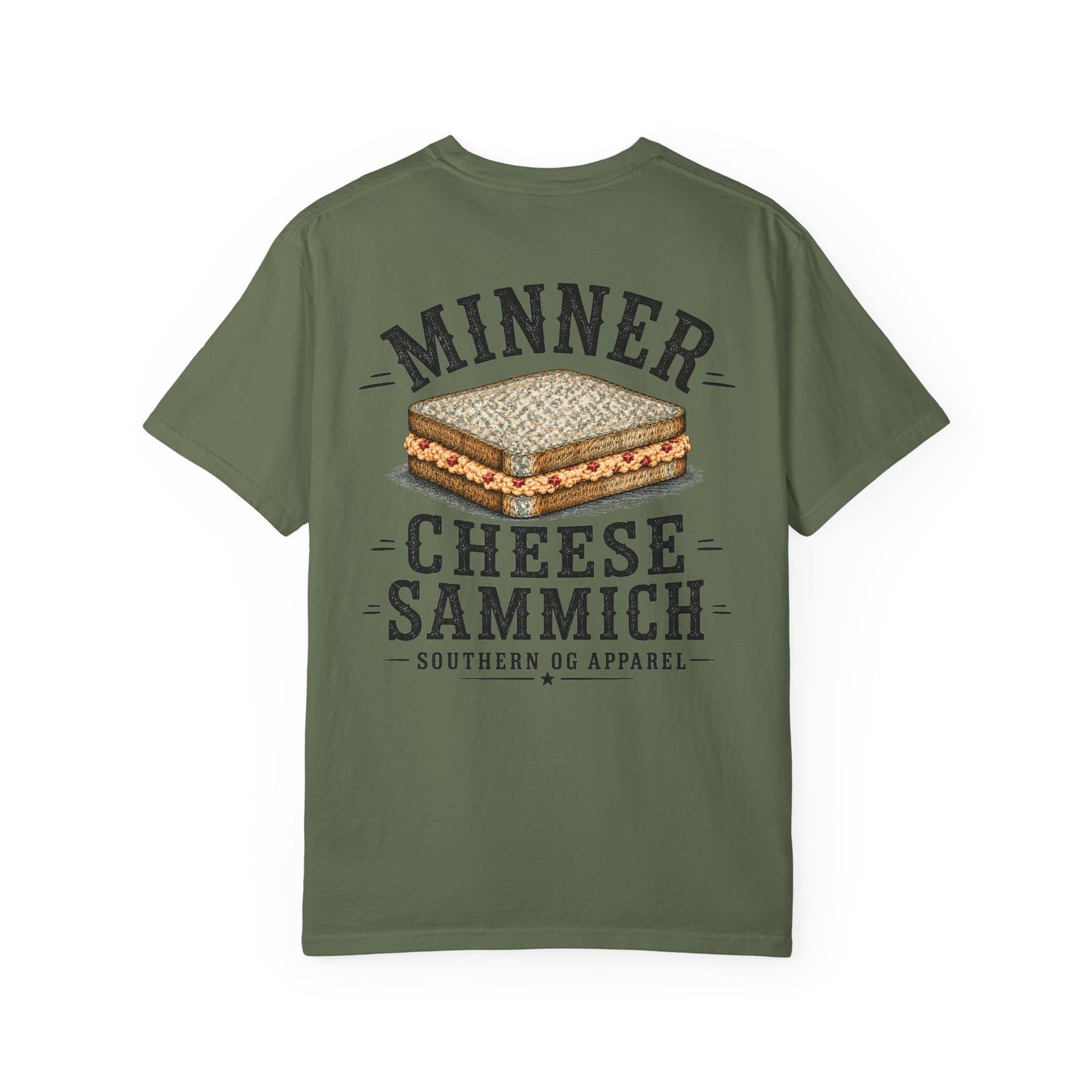 Cheese Sammich T‑Shirt — "Minner" Southern Comfort Sandwich Tee