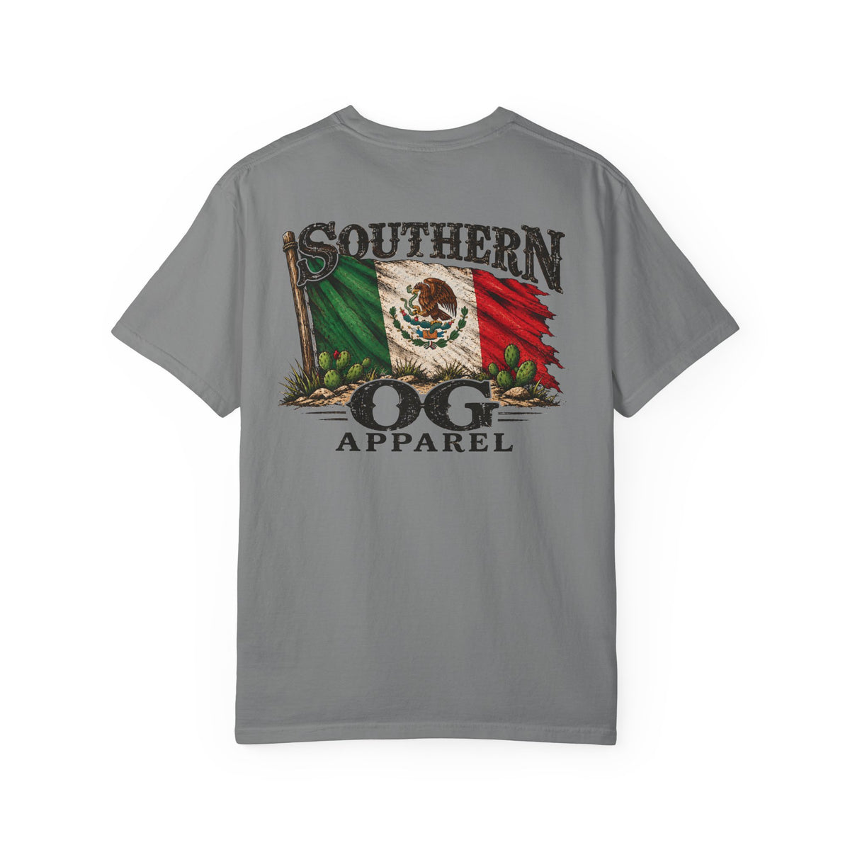Southern OG Apparel T‑Shirt — Mexican Flag Graphic Tee