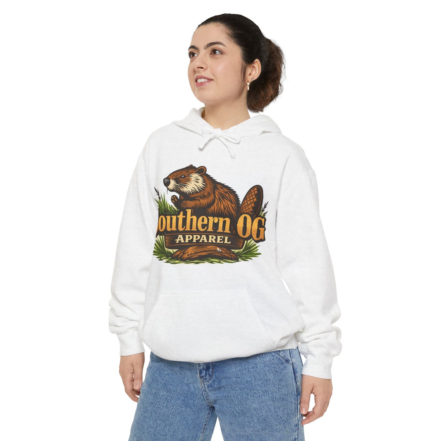 Southern OG Apparel Beaver Hoodie — Vintage Outdoor Logo Sweatshirt
