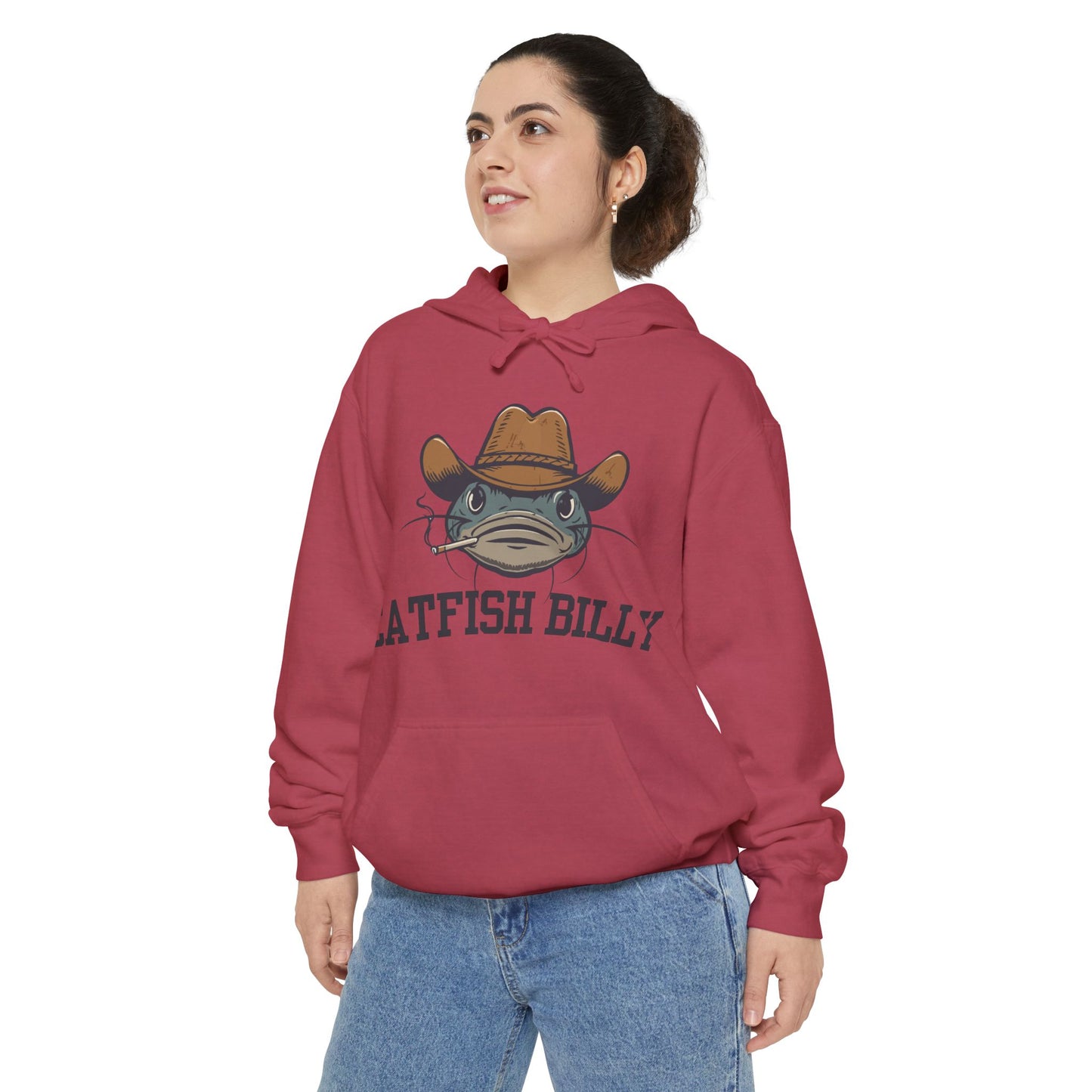 Catfish Billy Hoodie — Southern OG Fishing Graphic Pullover
