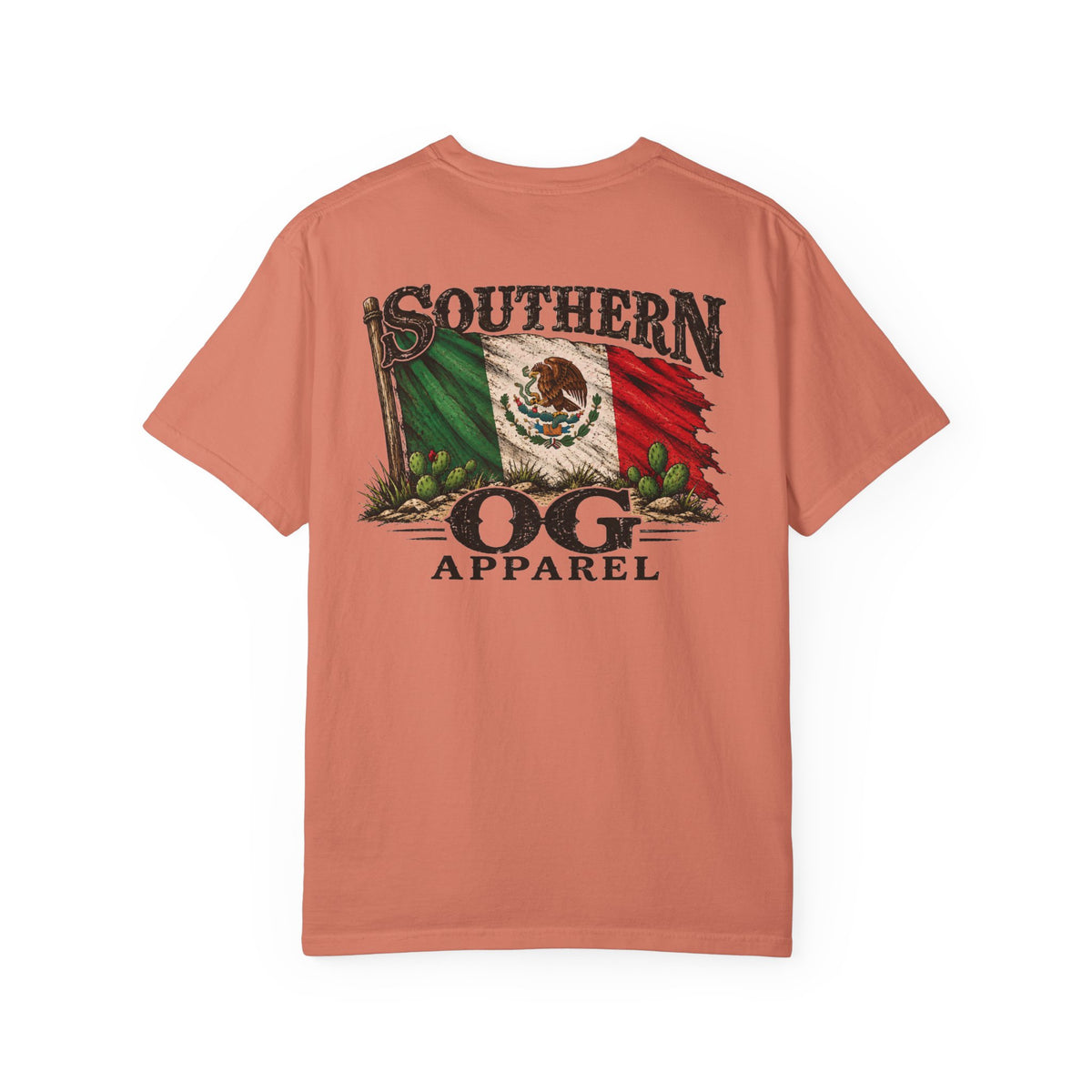 Southern OG Apparel T‑Shirt — Mexican Flag Graphic Tee