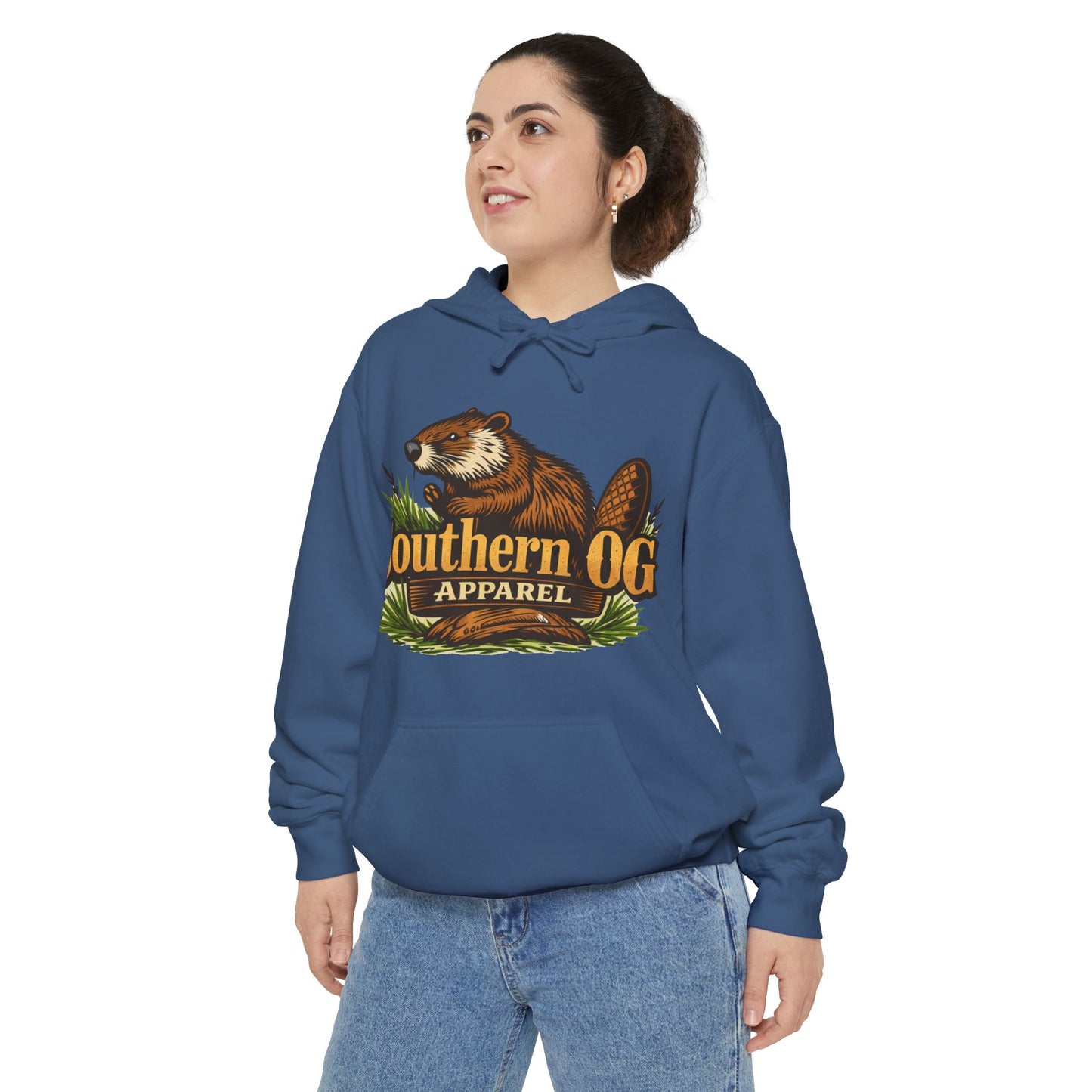Southern OG Apparel Beaver Hoodie — Vintage Outdoor Logo Sweatshirt