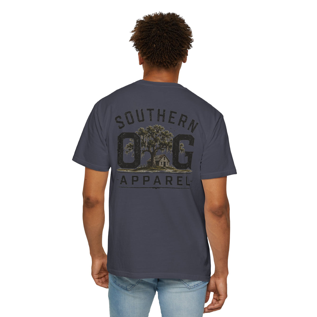 Southern OG Apparel T-Shirt — Vintage Southern Tree & Cabin Tee