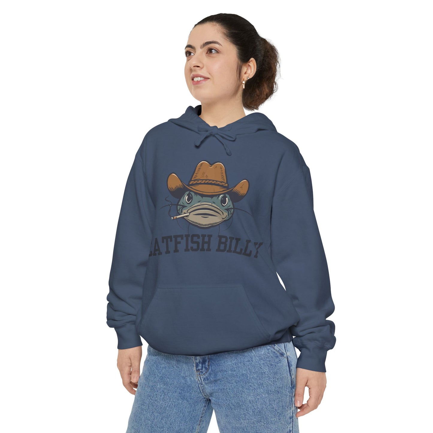 Catfish Billy Hoodie — Southern OG Fishing Graphic Pullover