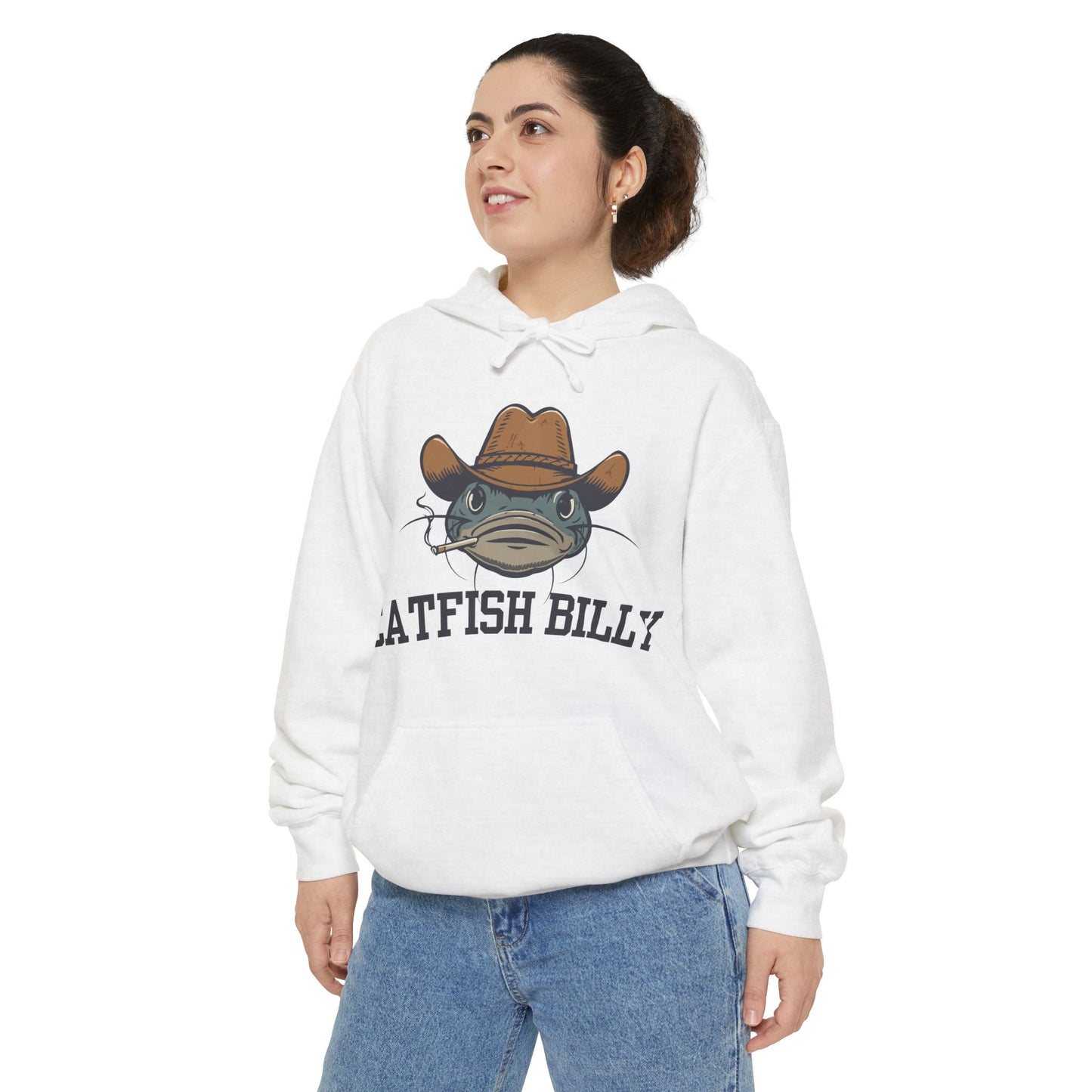Catfish Billy Hoodie — Southern OG Fishing Graphic Pullover
