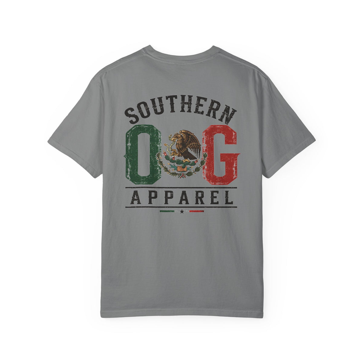 Southern OG T‑Shirt — Vintage Mexican Flag Logo Tee