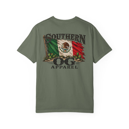 Southern OG Apparel T‑Shirt — Mexican Flag Graphic Tee