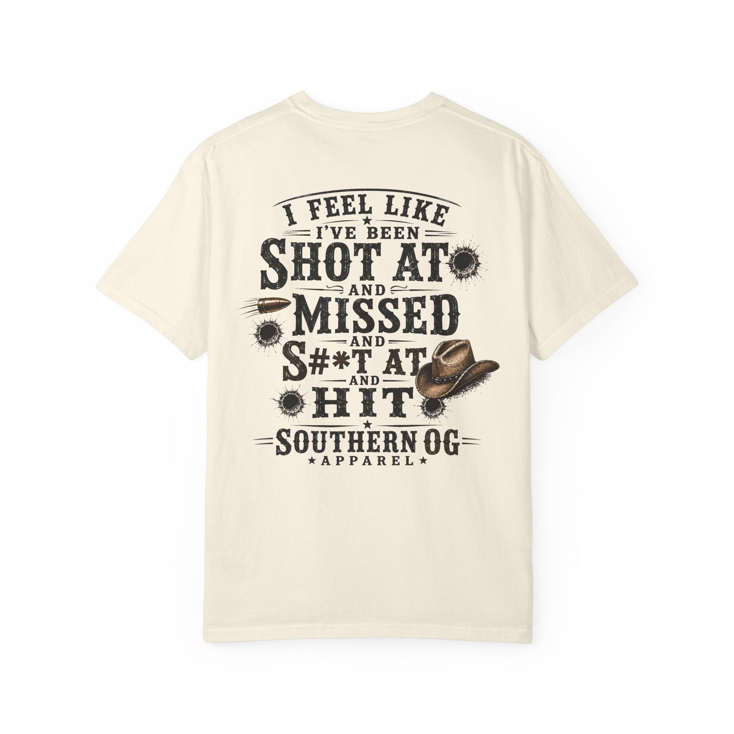 Shot At and Missed Graphic T-Shirt — Southern OG Western Cowboy Tee