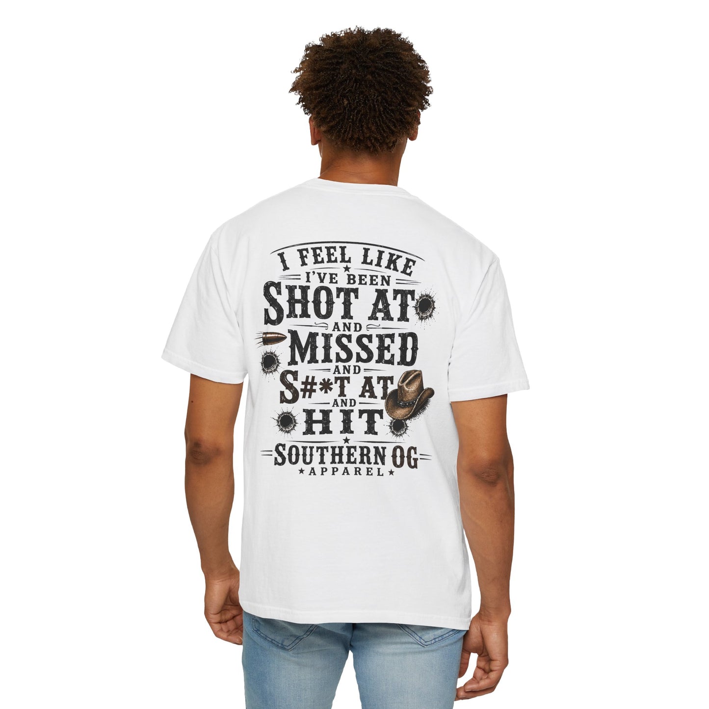 Shot At and Missed Graphic T-Shirt — Southern OG Western Cowboy Tee