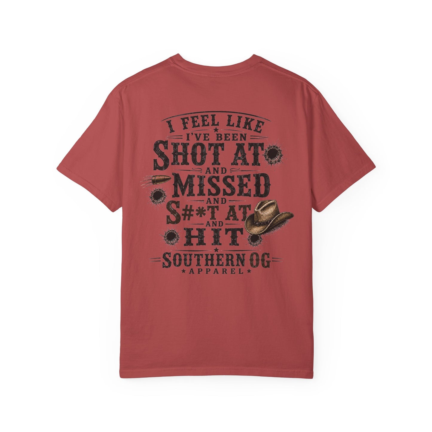 Shot At and Missed Graphic T-Shirt — Southern OG Western Cowboy Tee