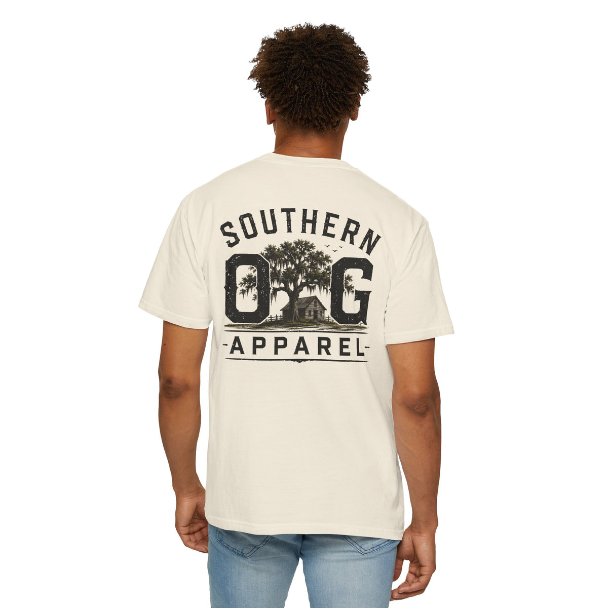 Southern OG Apparel T-Shirt — Vintage Southern Tree & Cabin Tee
