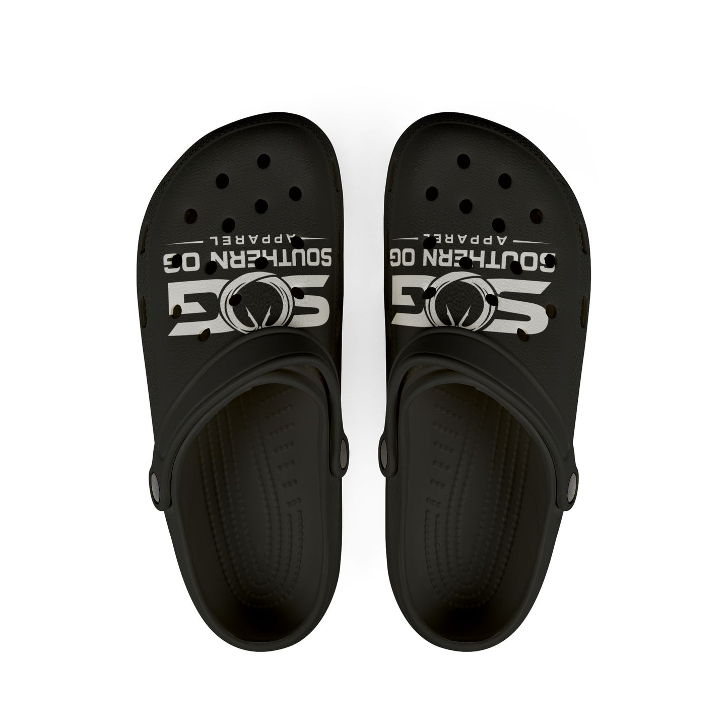 Southern OG Logo EVA Foam Clogs — Black Comfort Shoes