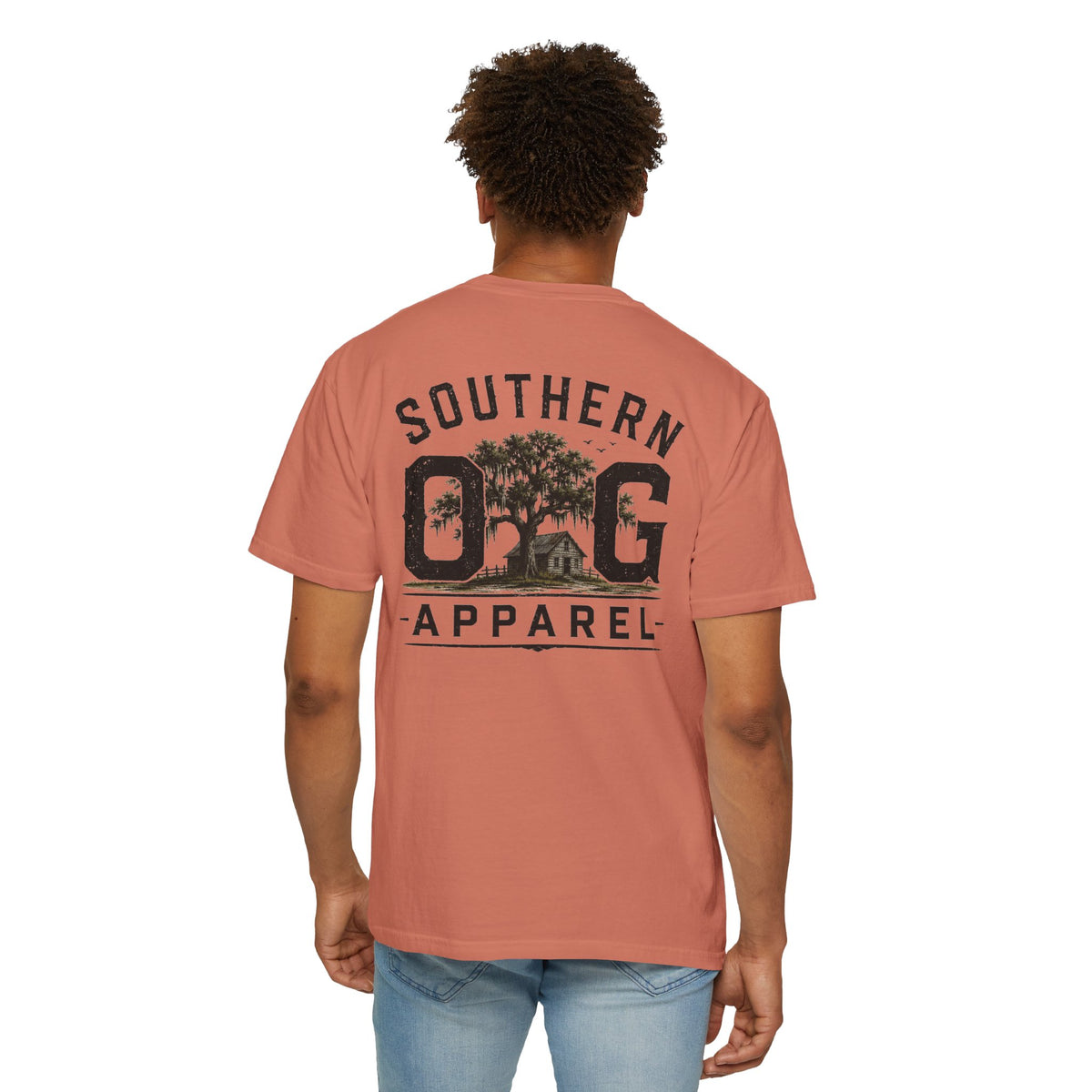 Southern OG Apparel T-Shirt — Vintage Southern Tree & Cabin Tee