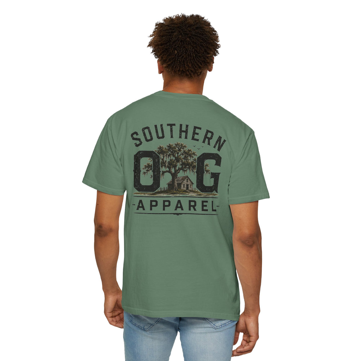 Southern OG Apparel T-Shirt — Vintage Southern Tree & Cabin Tee
