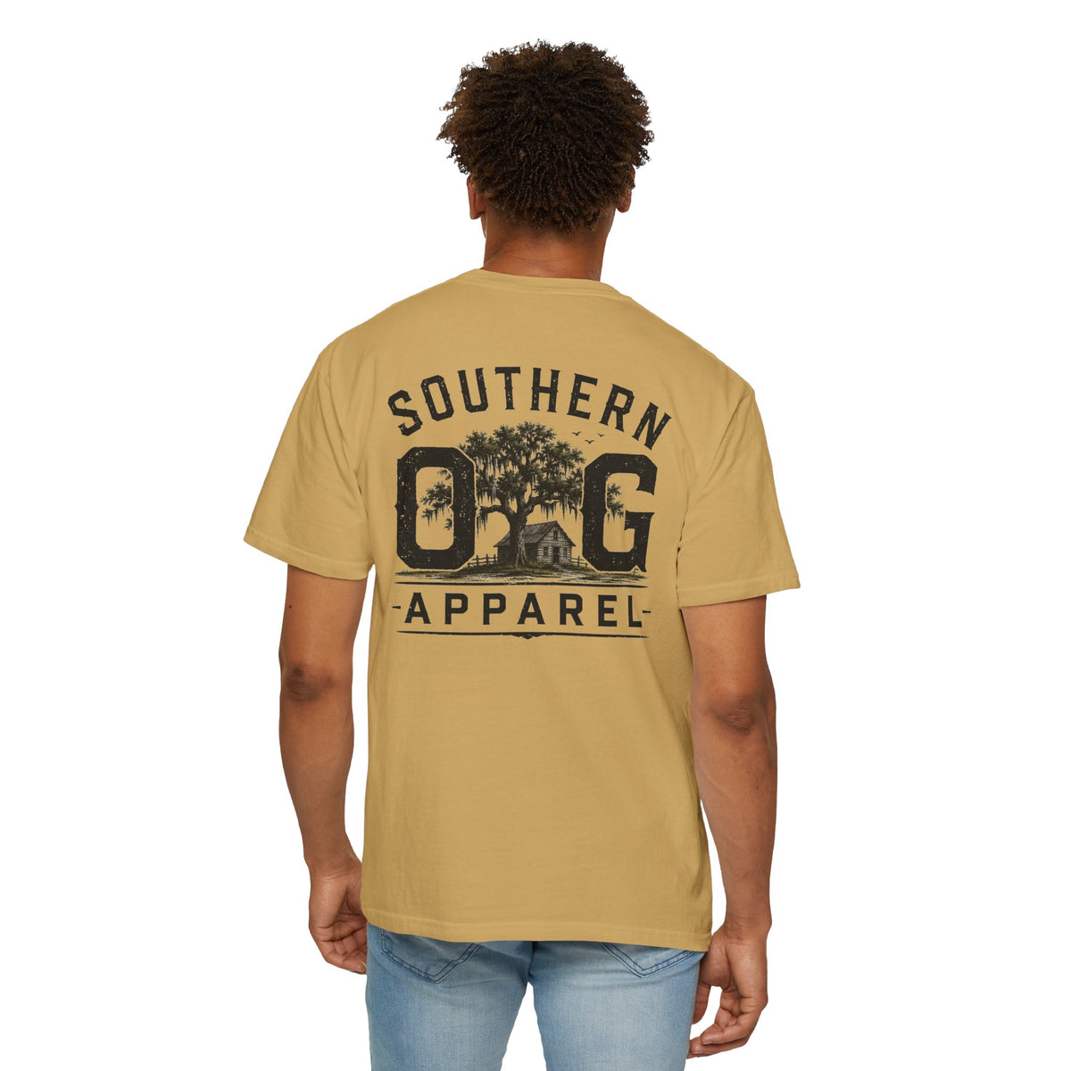 Southern OG Apparel T-Shirt — Vintage Southern Tree & Cabin Tee