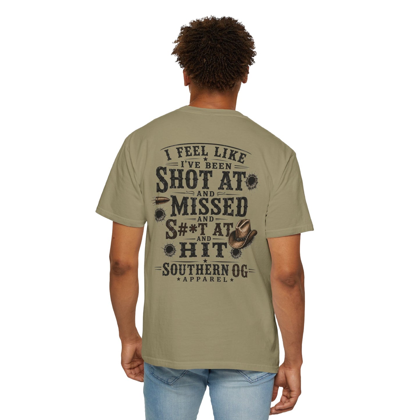 Shot At and Missed Graphic T-Shirt — Southern OG Western Cowboy Tee