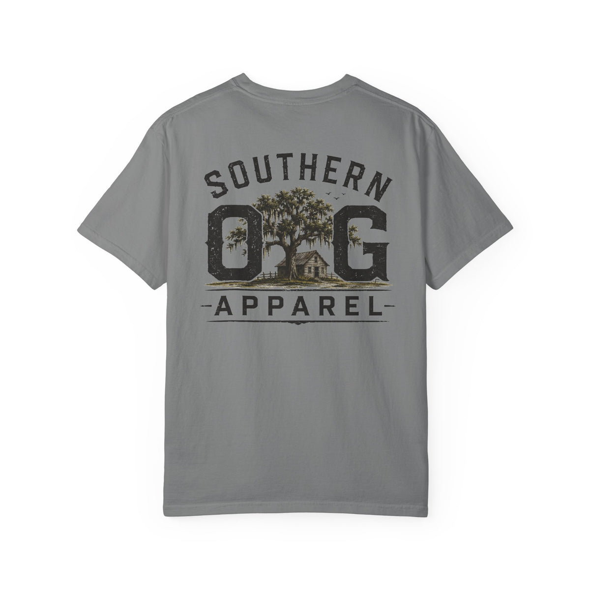 Southern OG Apparel T-Shirt — Vintage Southern Tree & Cabin Tee