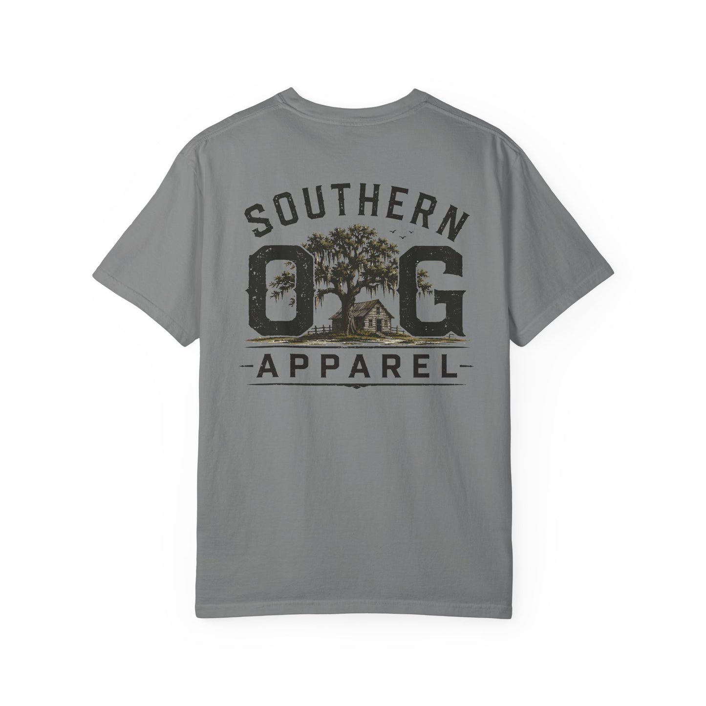 Southern OG Apparel T-Shirt — Vintage Southern Tree & Cabin Tee