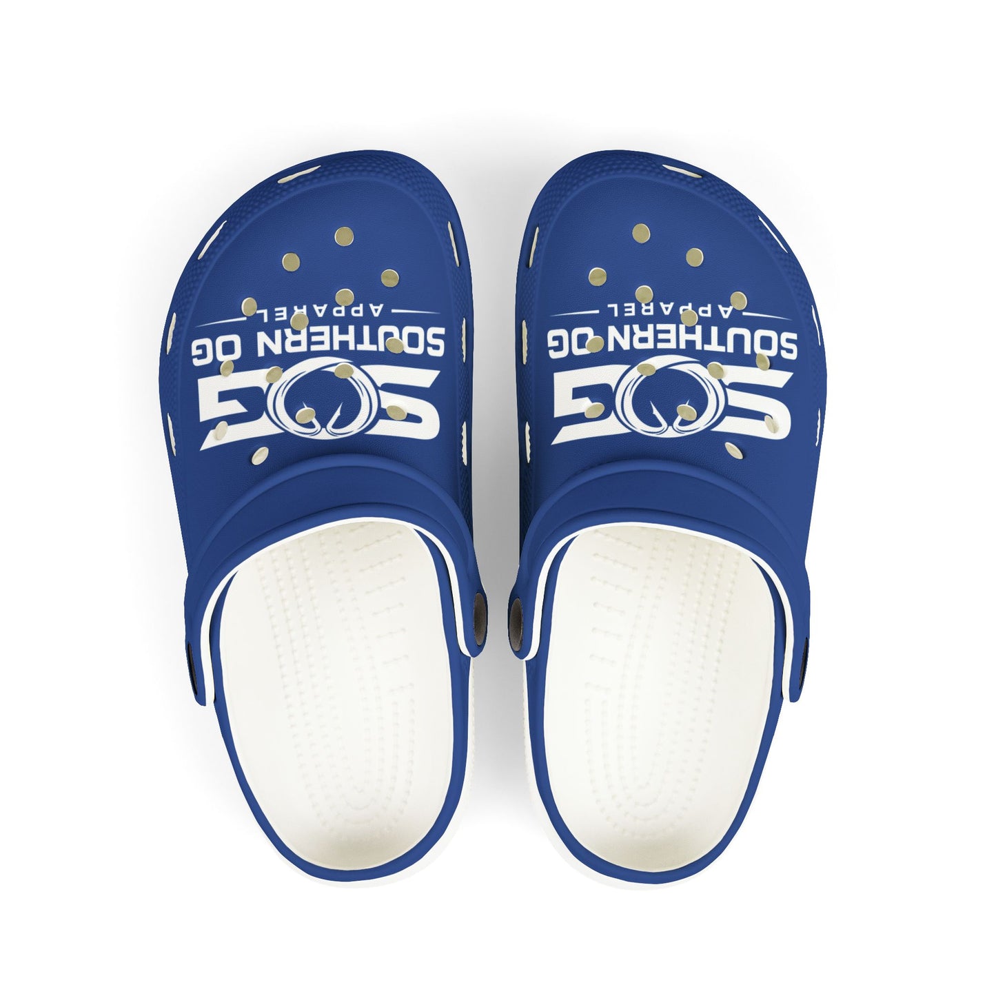 Kid's Southern OG Foam Clogs — Blue EVA Slip-On Sandals