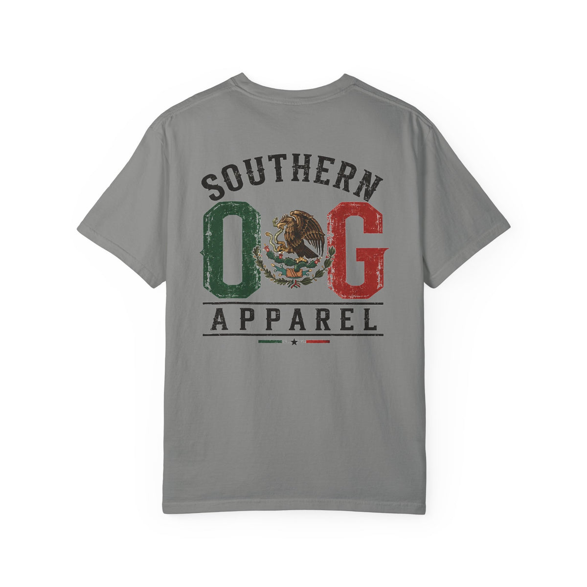 Southern OG T‑Shirt — Vintage Mexican Flag Logo Tee