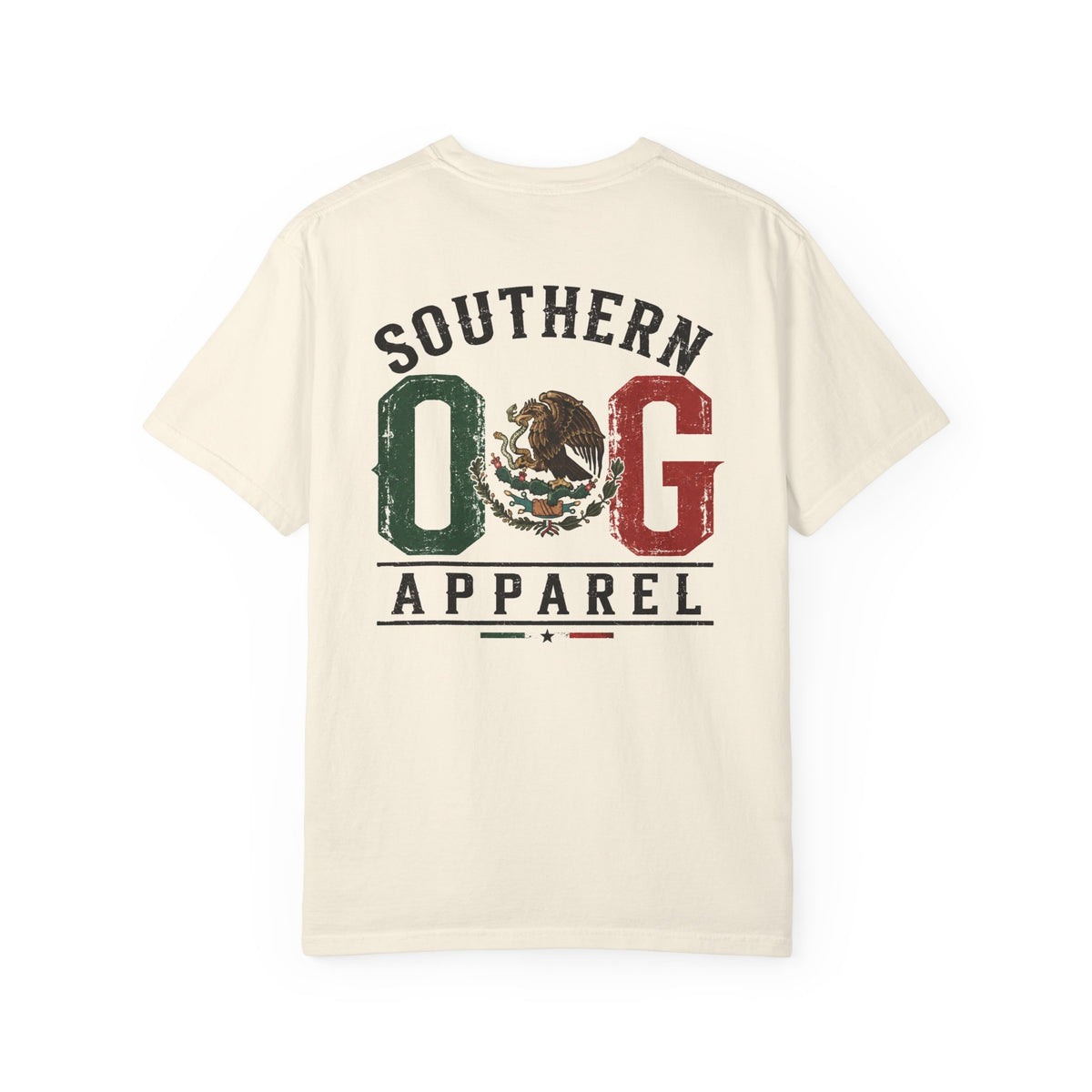 Southern OG T‑Shirt — Vintage Mexican Flag Logo Tee