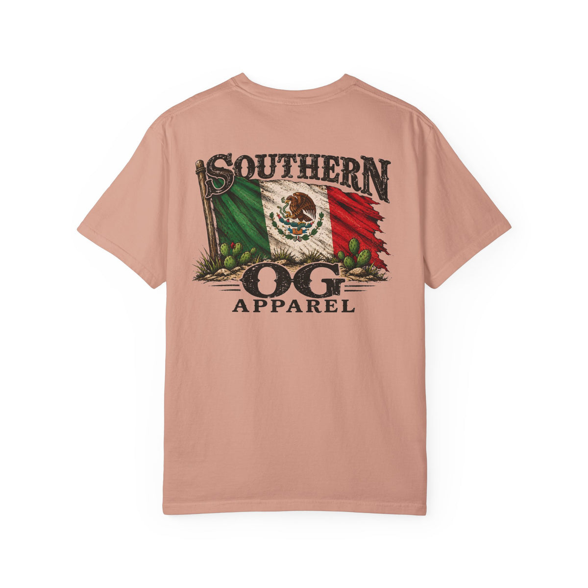 Southern OG Apparel T‑Shirt — Mexican Flag Graphic Tee