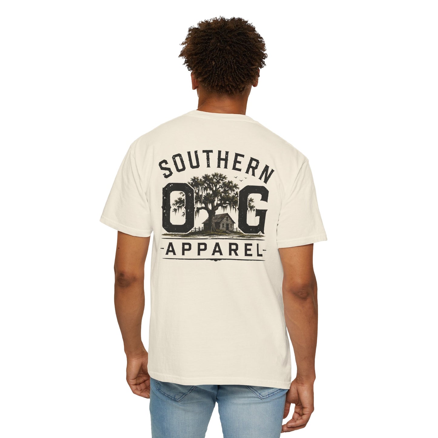 Southern OG Apparel T-Shirt — Vintage Southern Tree & Cabin Tee