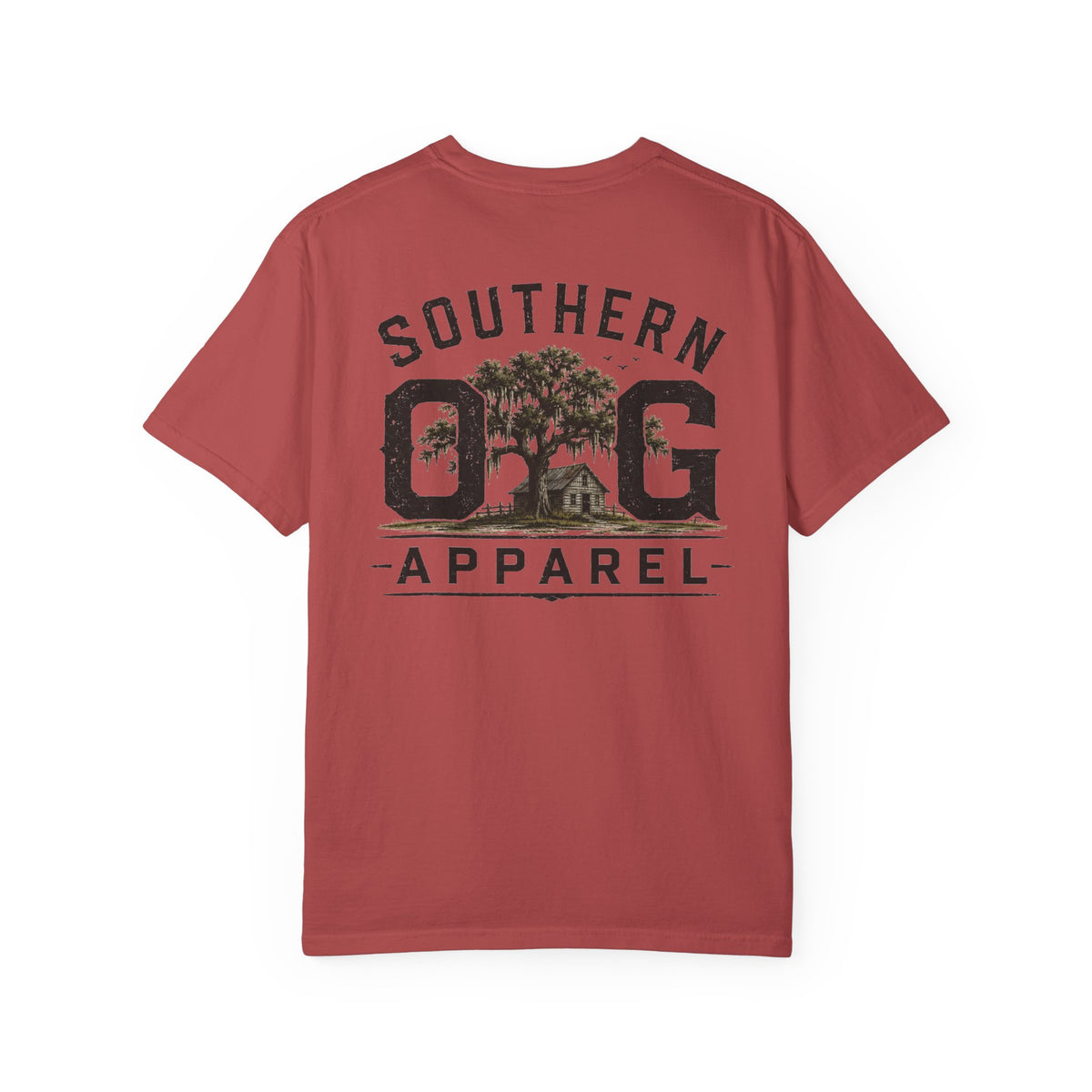 Southern OG Apparel T-Shirt — Vintage Southern Tree & Cabin Tee
