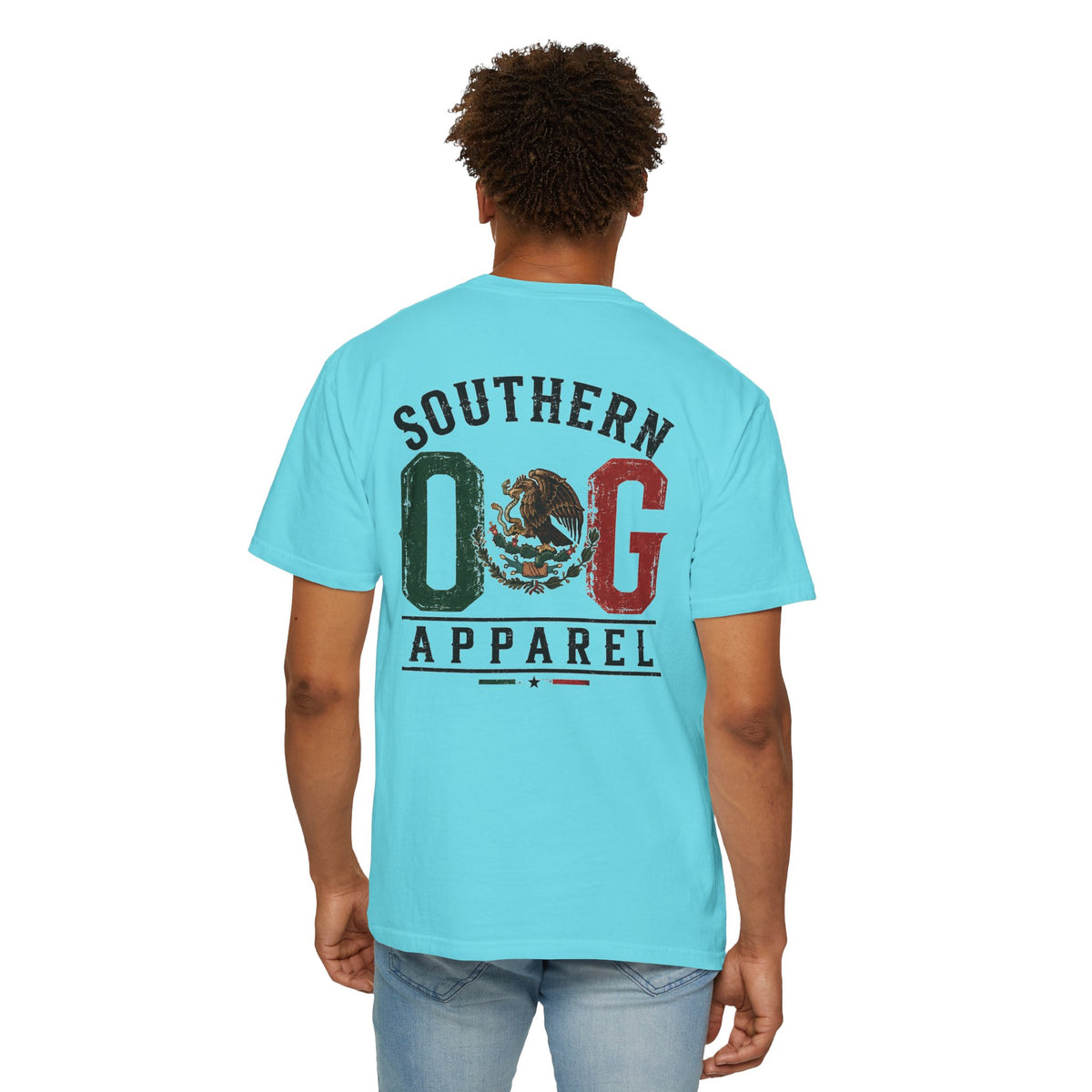 Southern OG T‑Shirt — Vintage Mexican Flag Logo Tee
