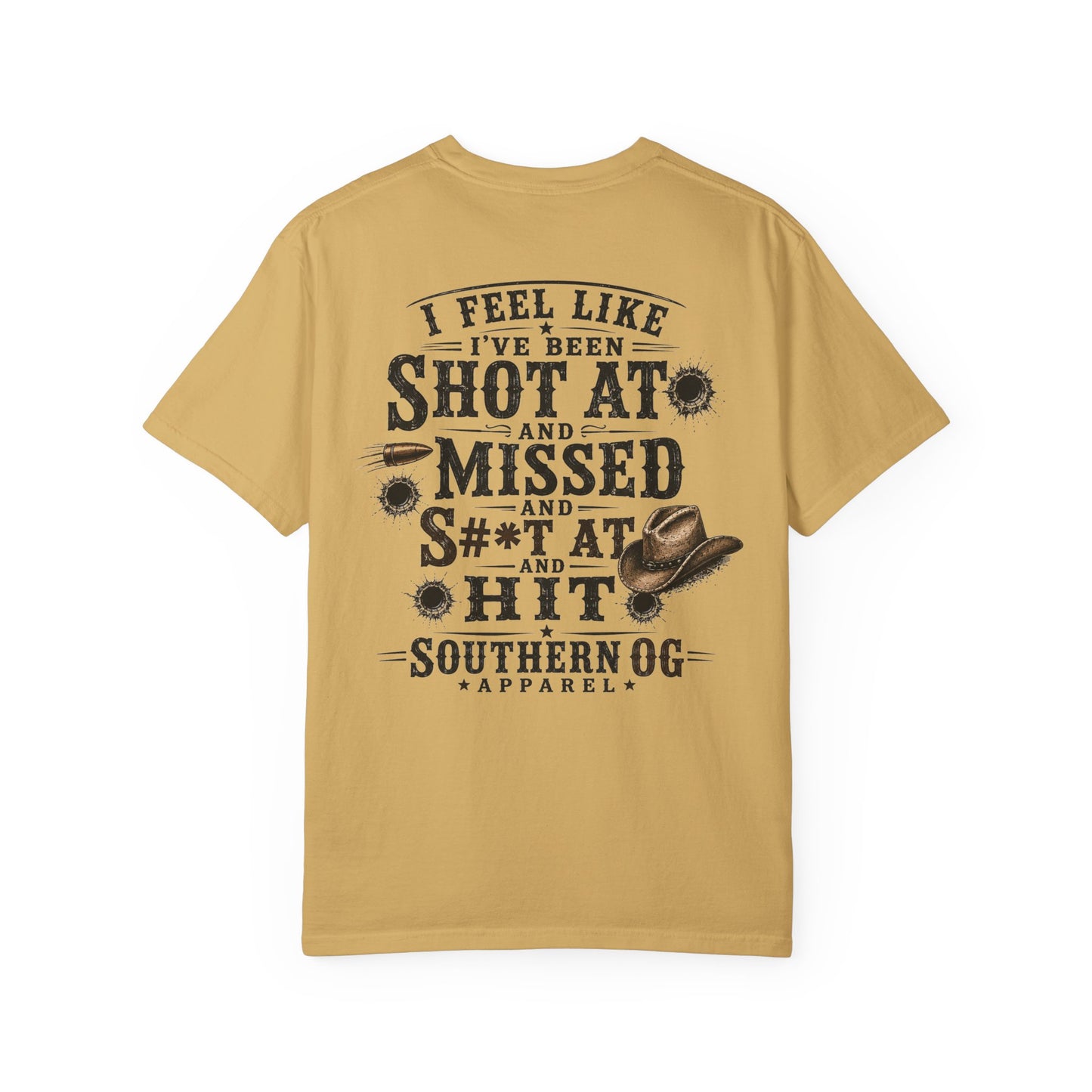 Shot At and Missed Graphic T-Shirt — Southern OG Western Cowboy Tee