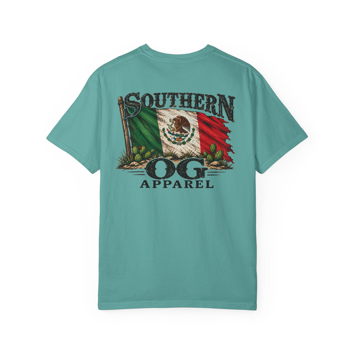 Southern OG Apparel T‑Shirt — Mexican Flag Graphic Tee