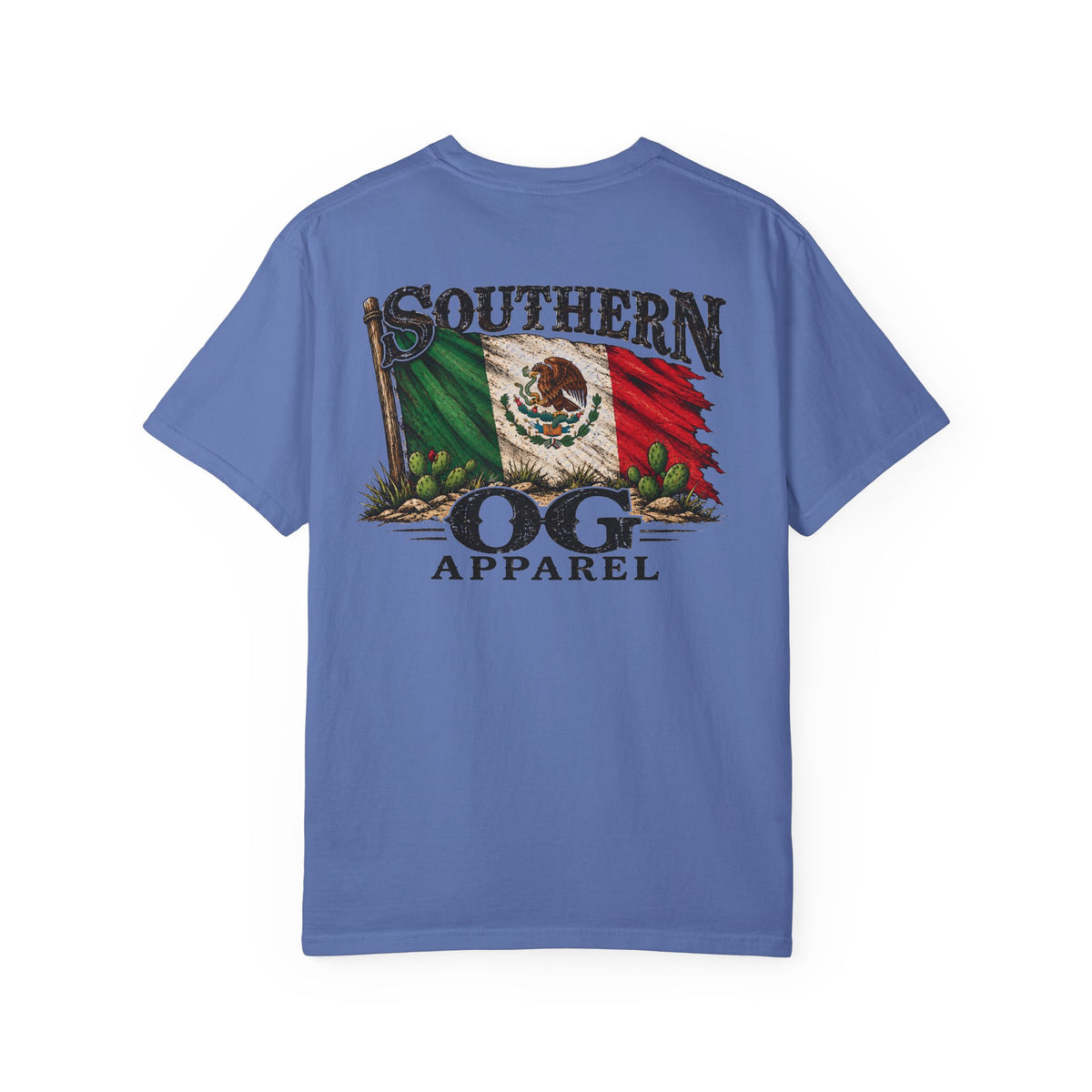 Southern OG Apparel T‑Shirt — Mexican Flag Graphic Tee