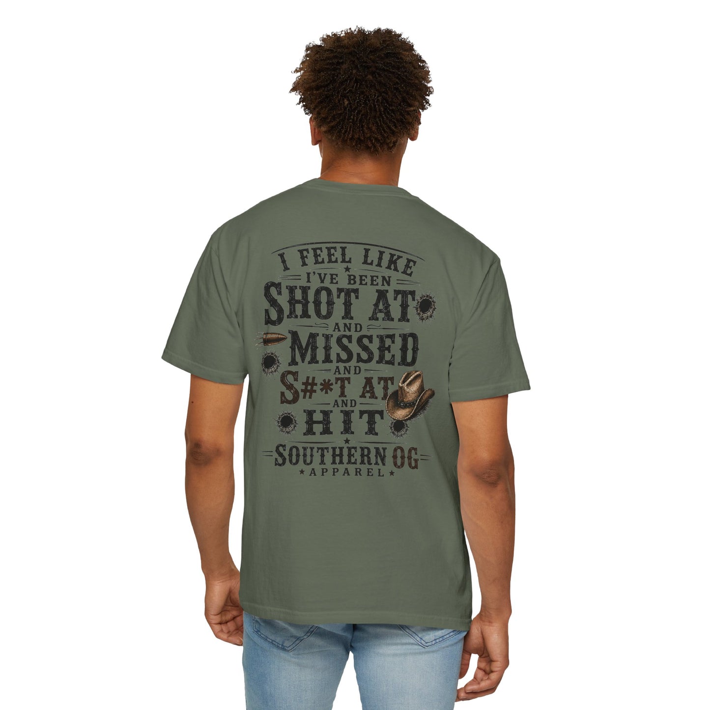 Shot At and Missed Graphic T-Shirt — Southern OG Western Cowboy Tee