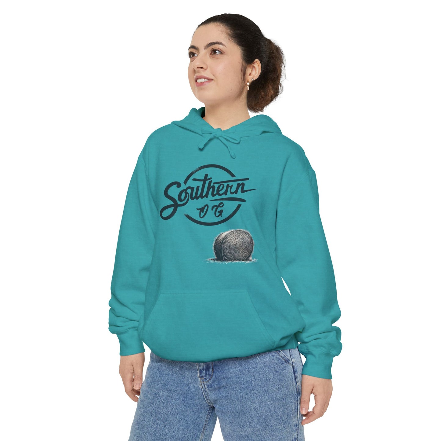 Southern Golf Hoodie — 'Southern & TJ' Script with Golf Ball Graphic