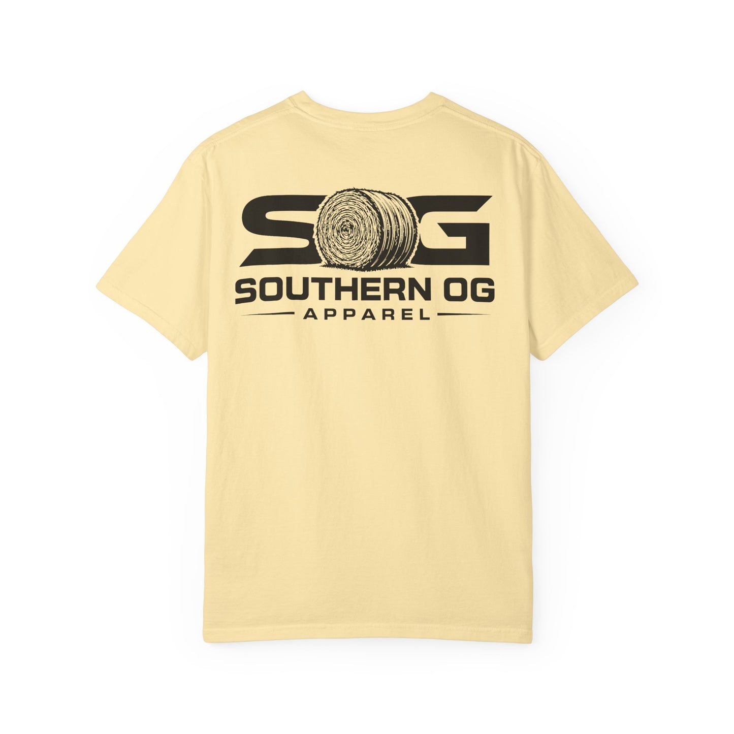 Southern OG T-Shirt — Logo Tee with Hay Bale Graphic