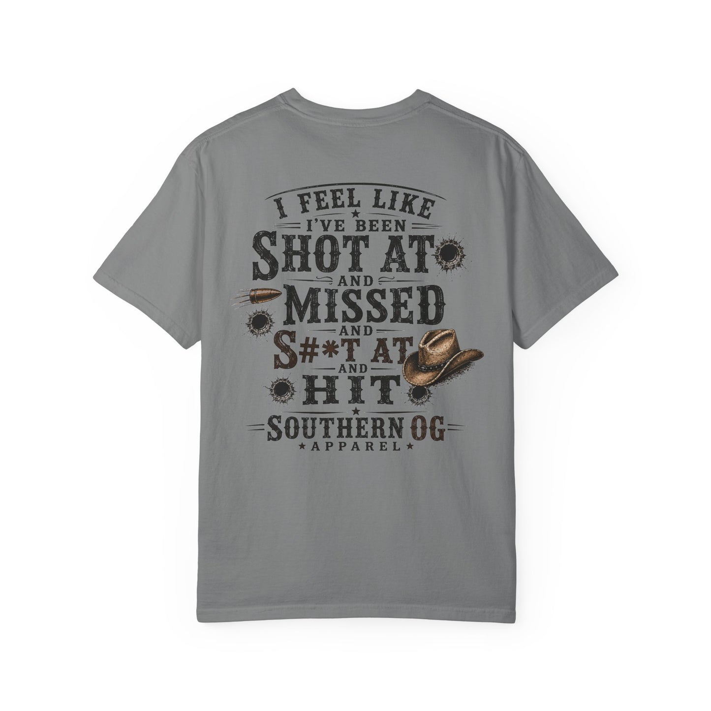 Shot At and Missed Graphic T-Shirt — Southern OG Western Cowboy Tee