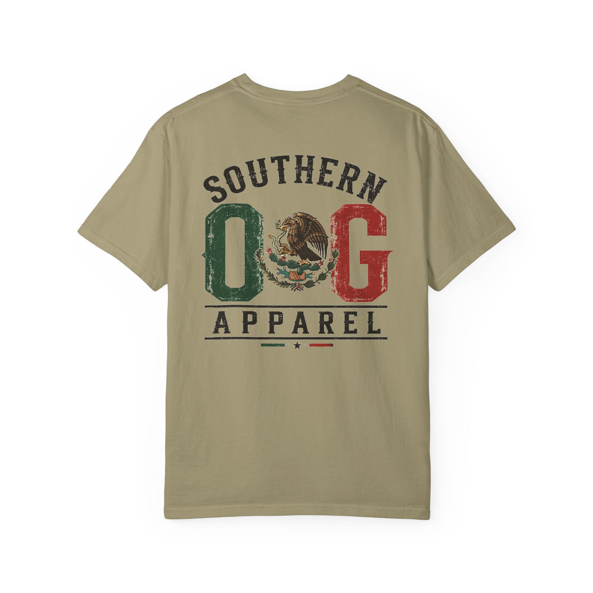 Southern OG T‑Shirt — Vintage Mexican Flag Logo Tee