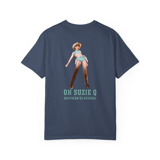 Oh Suzie Q Graphic T-Shirt — Vintage Pinup Western Tee