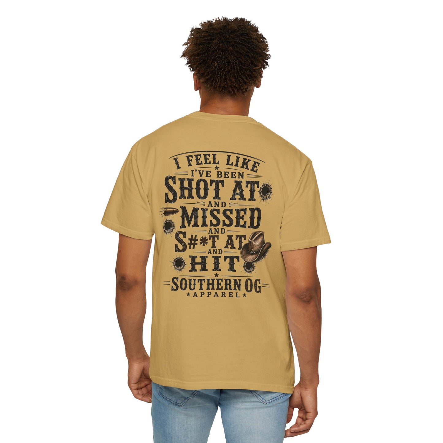 Shot At and Missed Graphic T-Shirt — Southern OG Western Cowboy Tee